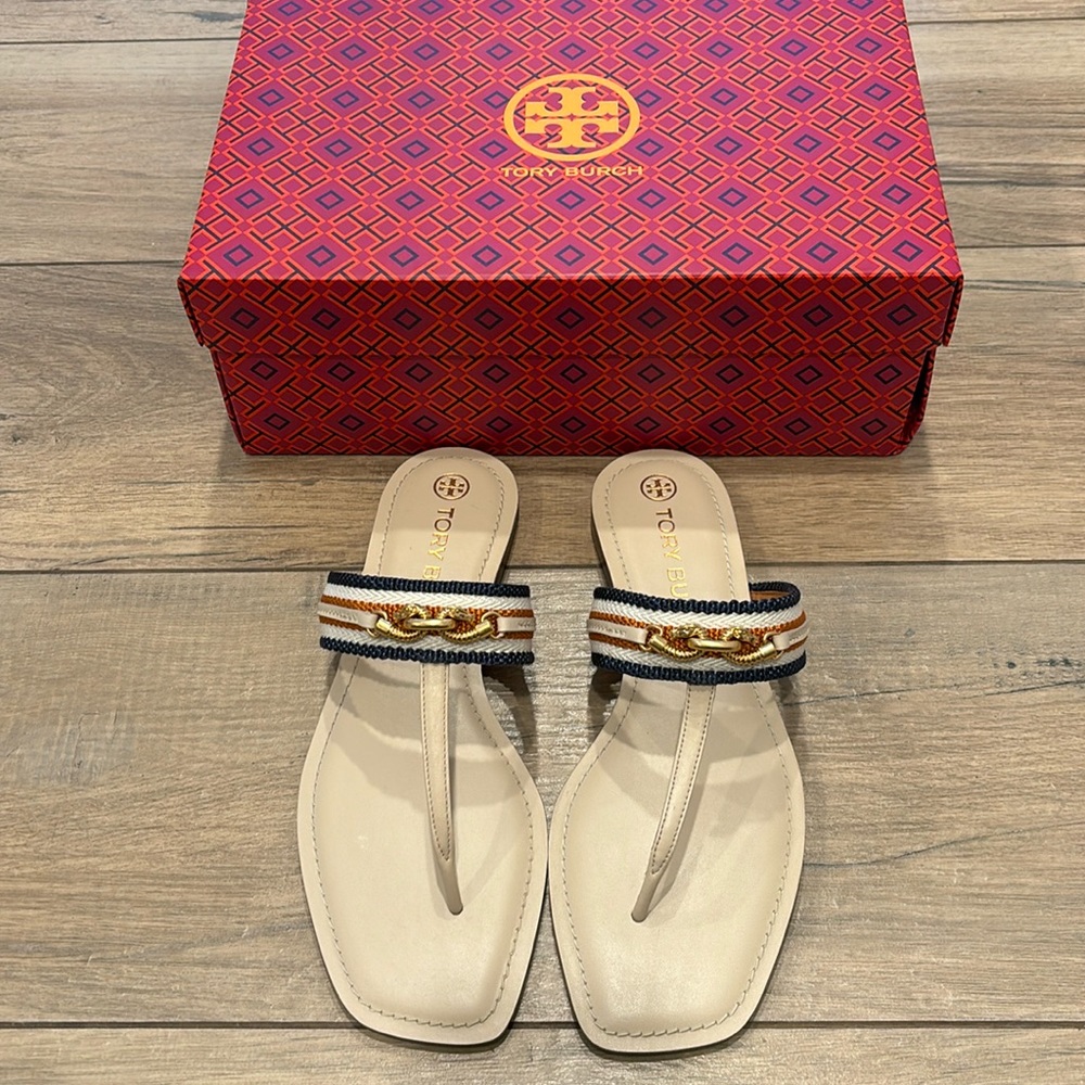 Tory Burch Jessa Sandal - NEVER WORN Size 9.5